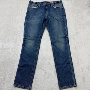 Gap 1969 Jeans Women's 12R Straight Leg Limited Edition Stretch Selvesdge Denim